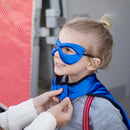Udklædning - Vendbar kappe - Spiderman/superman - Fra 5-6 år. - Billede 1