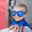 Udklædning - Vendbar kappe - Spiderman/superman - Fra 5-6 år. - Billede 1