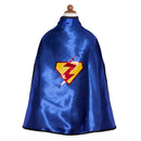 Udklædning - Vendbar kappe - Spiderman/superman - Fra 5-6 år. - Billede 1