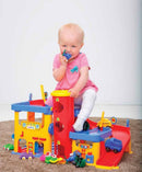 Vikingtoys 7 cm Bilgarage i plast - Fra 1 år - Billede 1