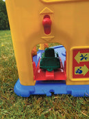 Vikingtoys 7 cm Bilgarage i plast - Fra 1 år - Billede 1