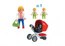 Playmobil City Life - Mor med tvillingebarnevogn - Fra 4 år. - Billede 1