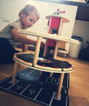 Garage i træ fra Hape - Fra 3 år. - Billede 1