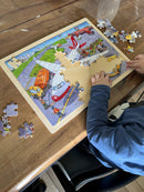 Træpuslespil - Lufthavn - 96 brikker - Fra 4 år