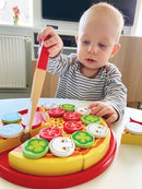 Legemad - Pizza i træ fra Viga - Fra 18 mdr. - Billede 1