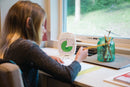 Time Timer PLUS visuelt ur med alarm - 5 min - Hvid farve. - Billede 1