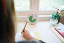 Time Timer PLUS visuelt ur med alarm - 5 min - Hvid farve. - Billede 1