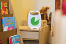 Time Timer PLUS visuelt ur med alarm - 5 min - Hvid farve. - Billede 1