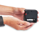 Time Timer 3" visuelt ur med alarm - 7,5 x 7,5 cm - Sort farve - med batteri