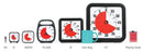 Time Timer PLUS visuelt ur med alarm - 60 min - alle modeller