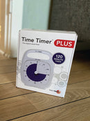 Time Timer PLUS visuelt ur med alarm - 120 min - Hvid farve. - Billede 1