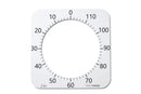 Time Timer MAX visuelt ur - 44 x 44 cm - Sort farve - skive med tal