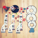 HAPE Rumstation i træ - 20 dele - Fra 3 år. - Billede 1