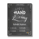 Malebog - Hand Lettering - Øvehæfte til Bogstaver - Unicorn - Billede 1
