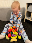 Legemad i træ fra MaMaMeMo - Frugt - 24 dele.