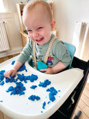 Kinetic Sand - Sandkasse med 455 gram magisk sand - Grøn farve. - Billede 1