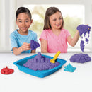 Kinetic Sand - Sandkasse med 455 gram magisk sand - Lilla farve. - Billede 1