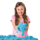 Kinetic Sand - Sandkasse med 455 gram magisk sand - Blå farve. - Billede 1