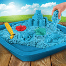 Kinetic Sand - Sandkasse med 455 gram magisk sand - Blå farve. - Billede 1