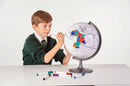 Edu-Qi Globus uden farve - Med Engelske navne - 28 cm. - Billede 1
