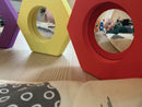 Babyspejle af EVA Skum og Akryl - Sekskantede - 5 stk - TickiT. - Billede 1