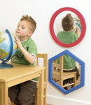 Babyspejl med skumramme - Væghængt - TickiT - Ø:32cm. - Billede 1