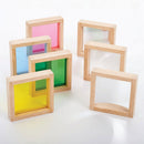 Sanseklodser - Kvadratiske 14x14 cm - 7 stk - Fra 18 mdr. - Billede 1