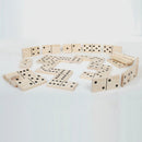 Domino i træ - 28 store brikker - L:15 cm - Billede 1