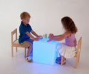 Kube med LED lys - 16 farver - 40 x 40 cm - inkl fjernbetjening. - Billede 1