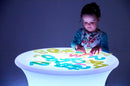 Sensorisk Lysbord i helstøbt plast - Ø:70 cm - Fra 3 år. - Billede 1