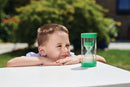 Timeglas med sand - 1 minut - Grøn - TickiT - i brug 