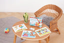 Little Bright Ones - Puslespil i Pap - Transport - 27 brikker. - Billede 1