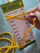Læringsspil - Snør Tabellen - Wacky Wonders - Fra 5 år. - Billede 1