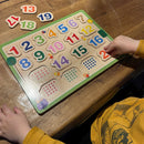 Puslespil i træ - Tæl til 20 - Wacky Wonders - Fra 2 år.