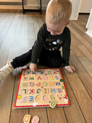 Puslespil i træ - Bogstaver - Wacky Wonders - Fra 2 år.