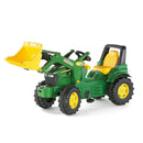 Pedaltraktor JD m/frontskovl & plasthjul - Billede 1