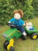 3-Hjulet Pedaltraktor med vogn - rollyToys - Fra 2,5 år. - Billede 1