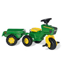 3-Hjulet Pedaltraktor med vogn - rollyToys - Fra 2,5 år. - Billede 1