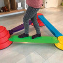 Gonge Build N Balance Wobbling Planke - Lilla - L:72 cm. - Billede 1