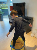 Gonge Body Wheels Sæt - 2 x Gule & 2 x Blå Legehjul - Fra 3 år. - Billede 1