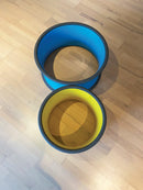 Gonge Body Wheels Sæt - 2 x Gule & 2 x Blå Legehjul - Fra 3 år. - Billede 1