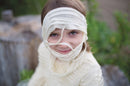 Udklædning - Mumiekostume m. nederdel - Str. 7-8 år. - Billede 1