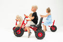 Rose Pedalcykel m Traktordæk-Fra 4-10 år - Billede 1