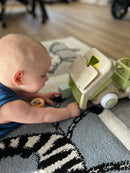 Vikingtoys ECOline 28 cm renovationsbil med puttekasse - BIOplast - fra 12 mdr