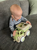 Vikingtoys ECOline 28 cm renovationsbil med puttekasse - BIOplast - fra 12 mdr