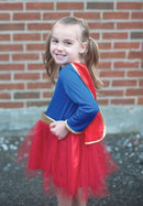Udklædning - Superhero Pige - Str. 7-8 år. - Billede 1