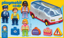 Playmobil 1.2.3 - Bus inklusiv 4 figurer - 6773. - Billede 1