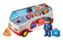 Playmobil 1.2.3 - Bus inklusiv 4 figurer - 6773. - Billede 1