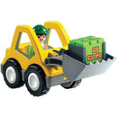 Playmobil 1.2.3 - Gravemaskine inklusiv 1 figur - 6775.