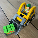 Playmobil 1.2.3 - Gravemaskine inklusiv 1 figur - 6775.